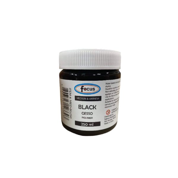 focus gesso black