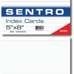 index white 5x8